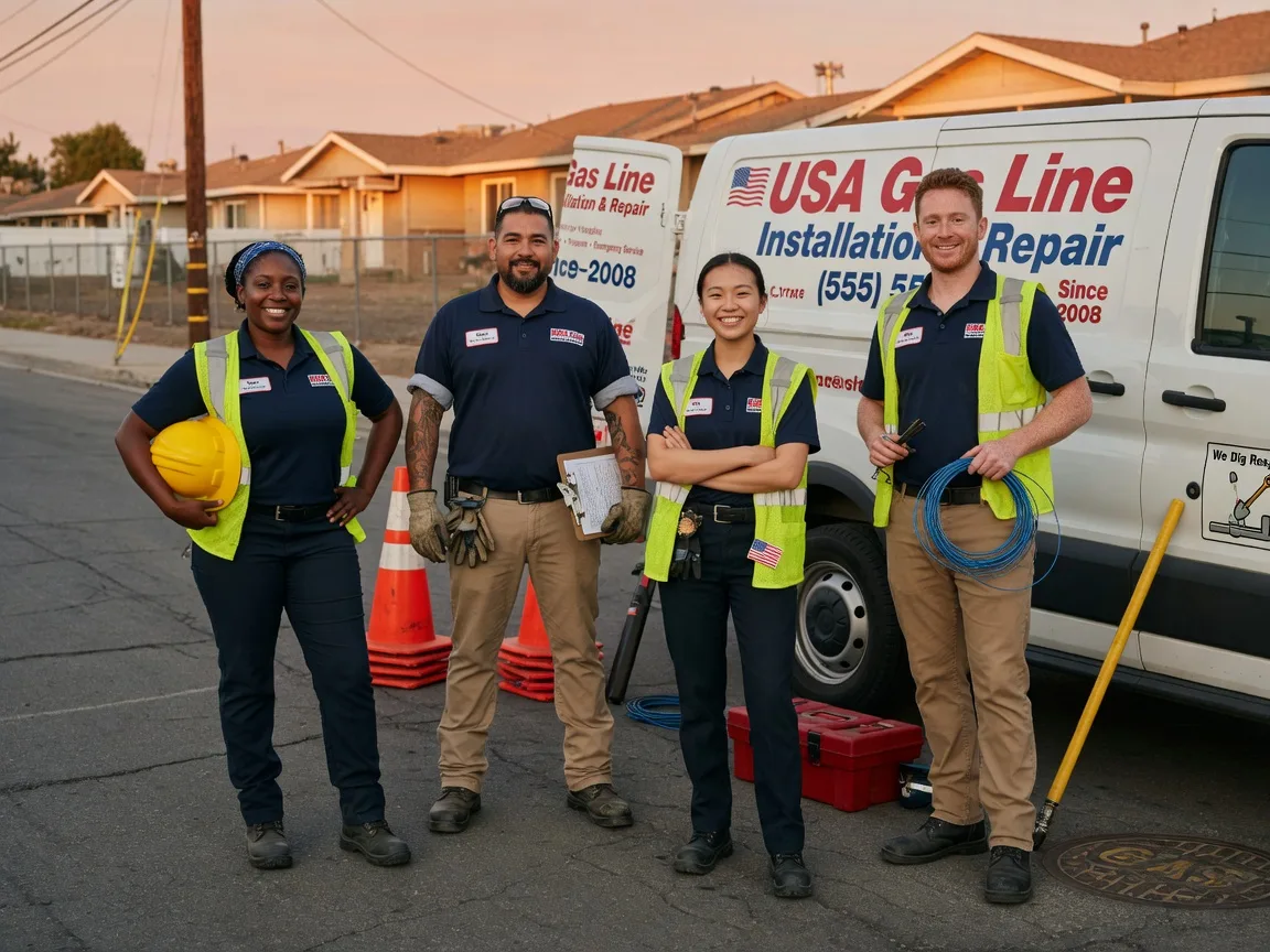 Gas Line Installation company in Fishersville, VA